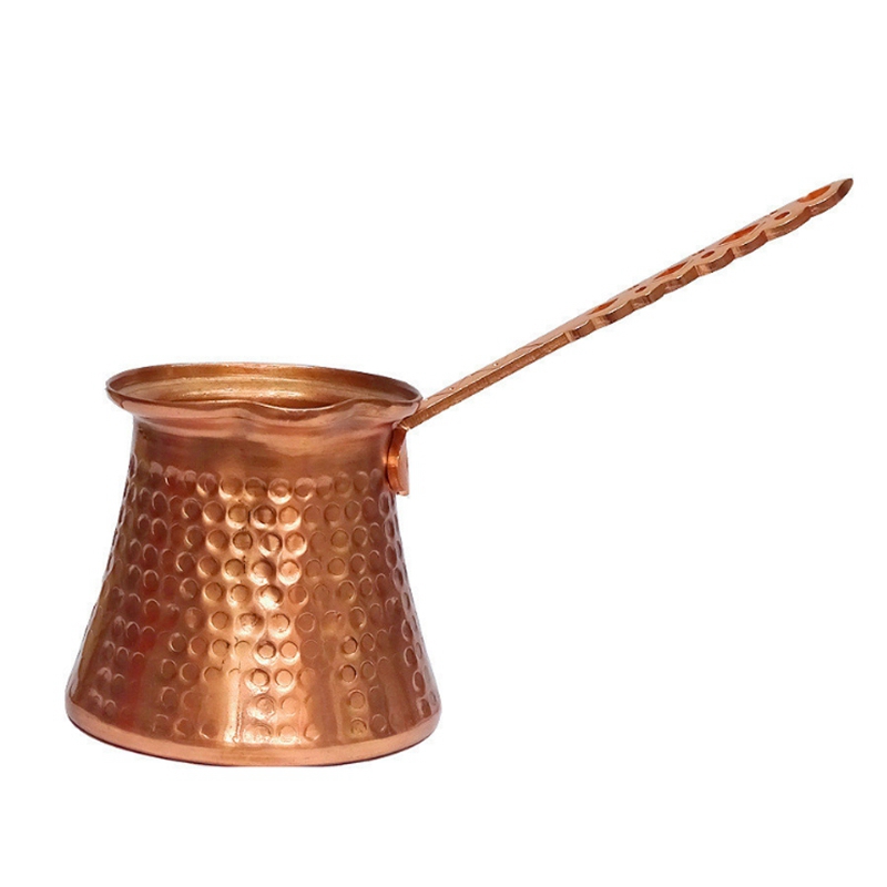 Coffee Equipment For Camping - Турка, 320 мл, медная, с деревянной
