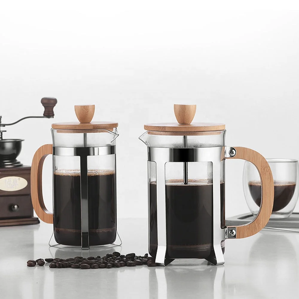 Coffee Equipment For Camping - Кофейник-пресс из нержавеющей стали 350/600 мл,