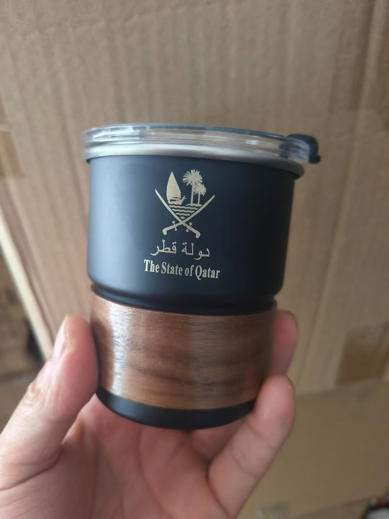 Coffee Equipment Logo - Чашка из нержавеющей стали с логотипом