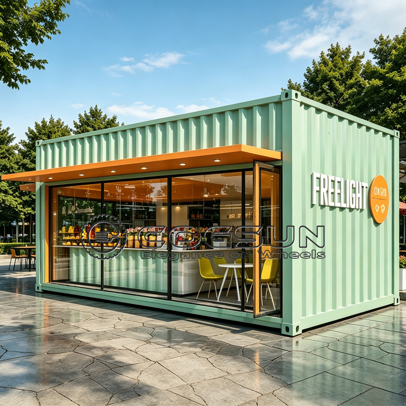Coffee Equipment Stores - Современный коммерческий контейнерный магазин COGSUN, мобильная