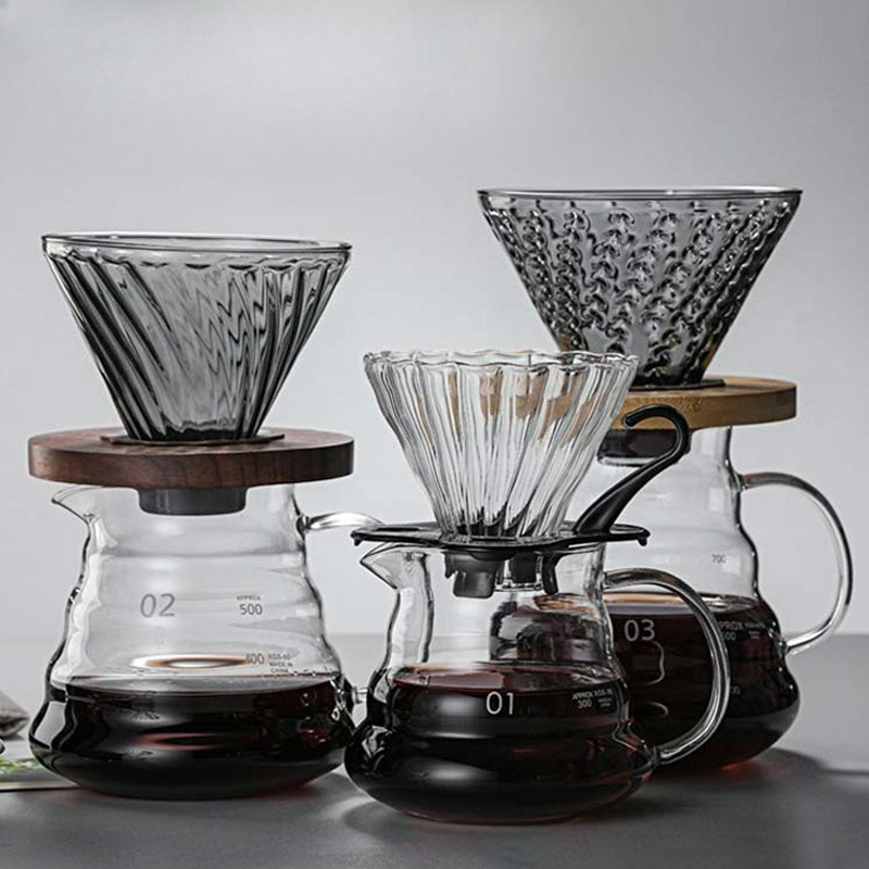 Coffee Equipment For Camping - Набор кофеварки из боросиликатного стекла с