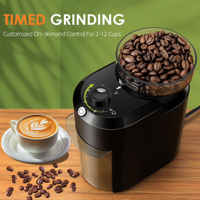 Электрическая кофемолка Wancle – обзор и цена Coffee Grinder Burr Flat