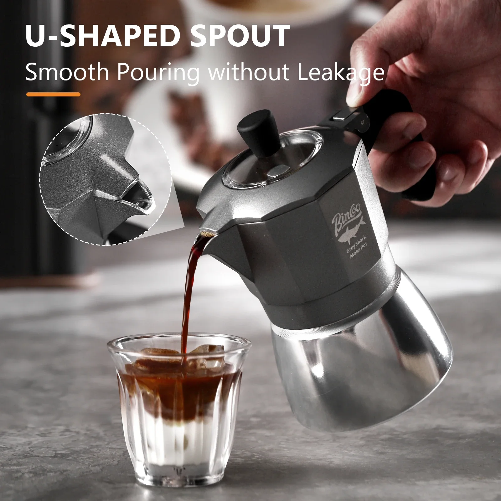 Кофеварка Bincoo Moka Pot на 2 – обзор и цена Coffee Equipment Camping
