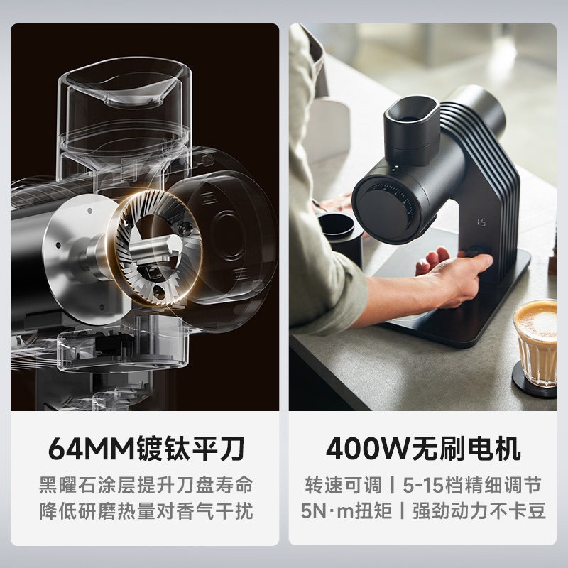 Профессиональная кофемолка E6  – обзор и цена Coffee Grinder Burr Flat