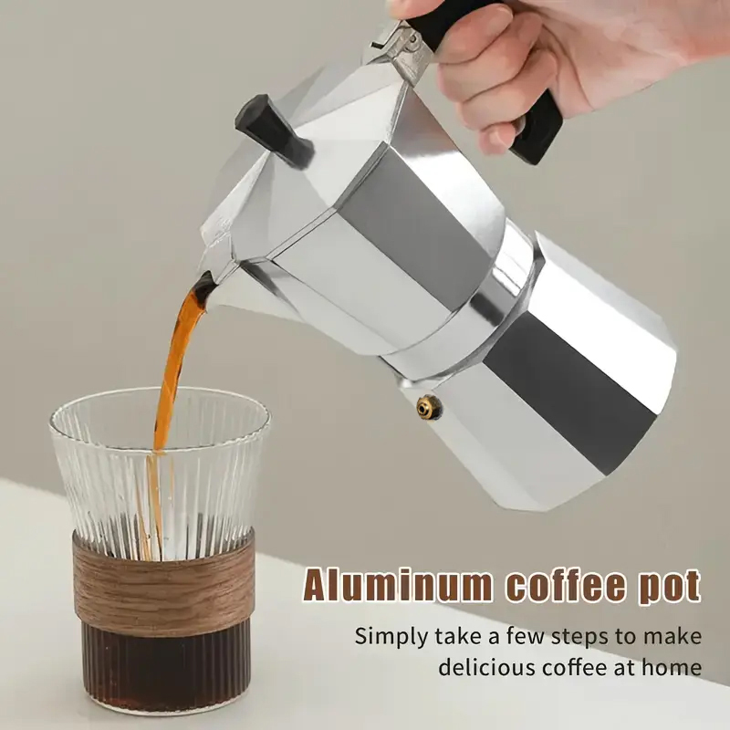 Классическая алюминиевая мока- – обзор и цена Coffee Equipment Camping