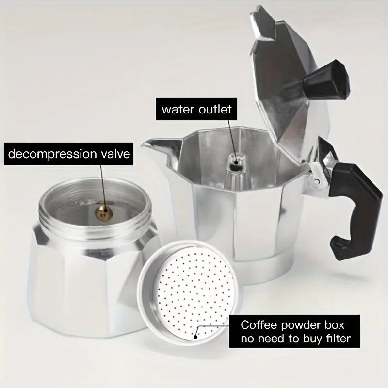 Классическая алюминиевая мока- – обзор и цена Coffee Equipment Camping